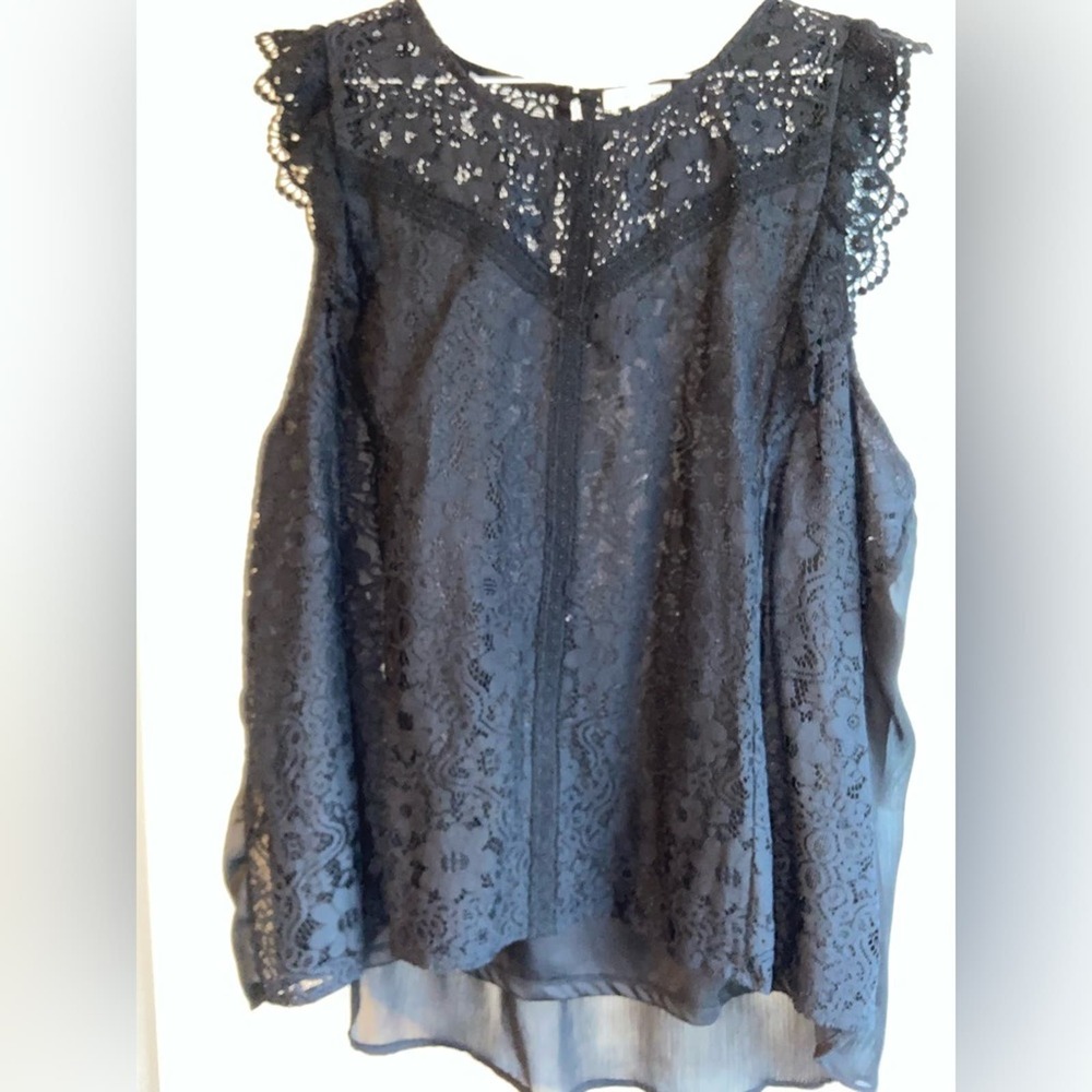 Eyeshadow black lace top cap sleeved
